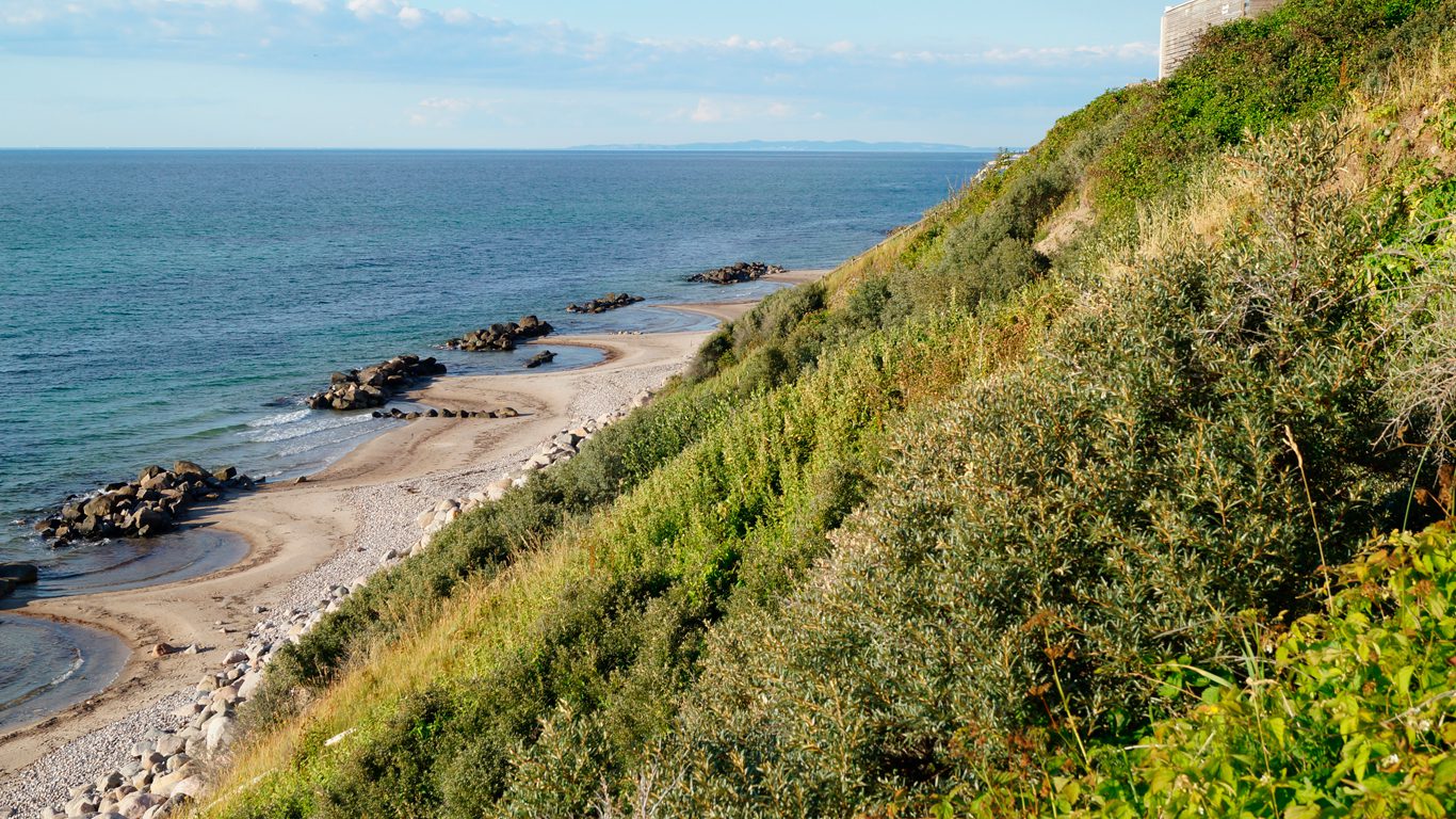 Der Strand bei Heatherhill Nordseeland
