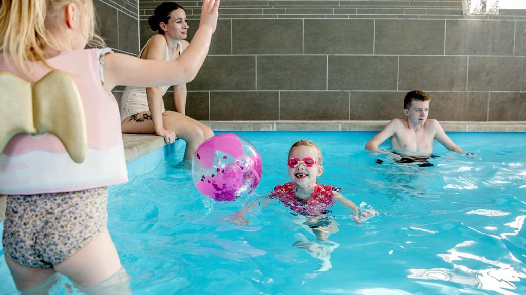 Spaß im Poolhaus in Dänemark