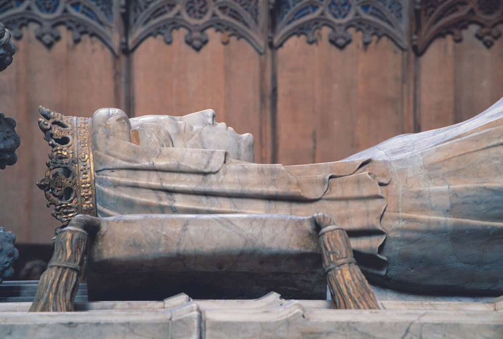 Königin Margrethe I. - Sarkophag im Dom von Roskilde
