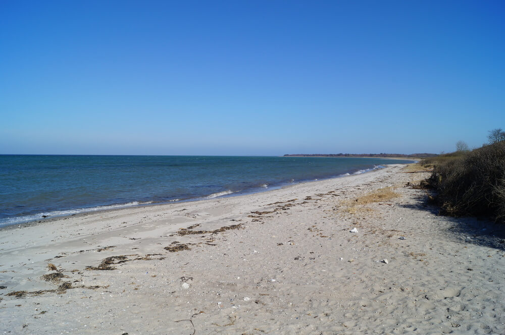 Der Strand in der Nähe von Luxusferienhaus Nr. 315.