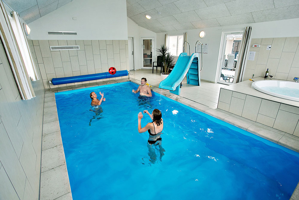 In Ihrem eigenen Badeland können Sie baden so lange Sie möchten 