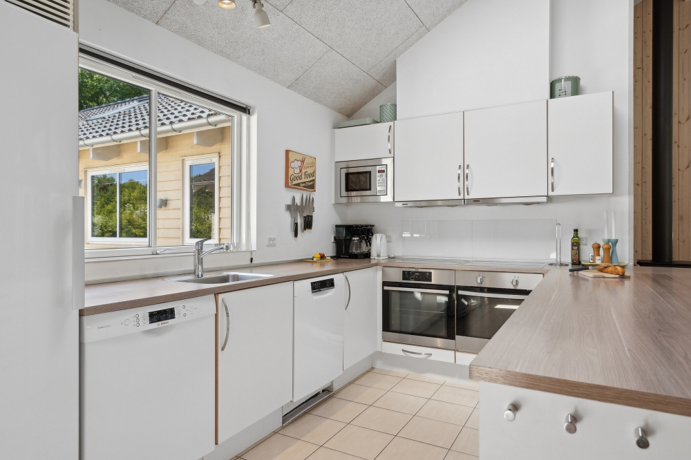 Die Küche im Luxusferienhaus Nr. 320 ist gut eingerichtet.