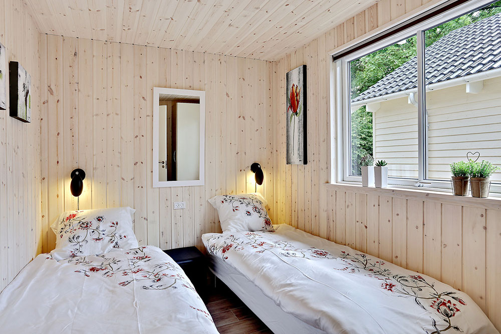 Eines der 6 Schlafzimmer im Luxusferienhaus Nr. 321