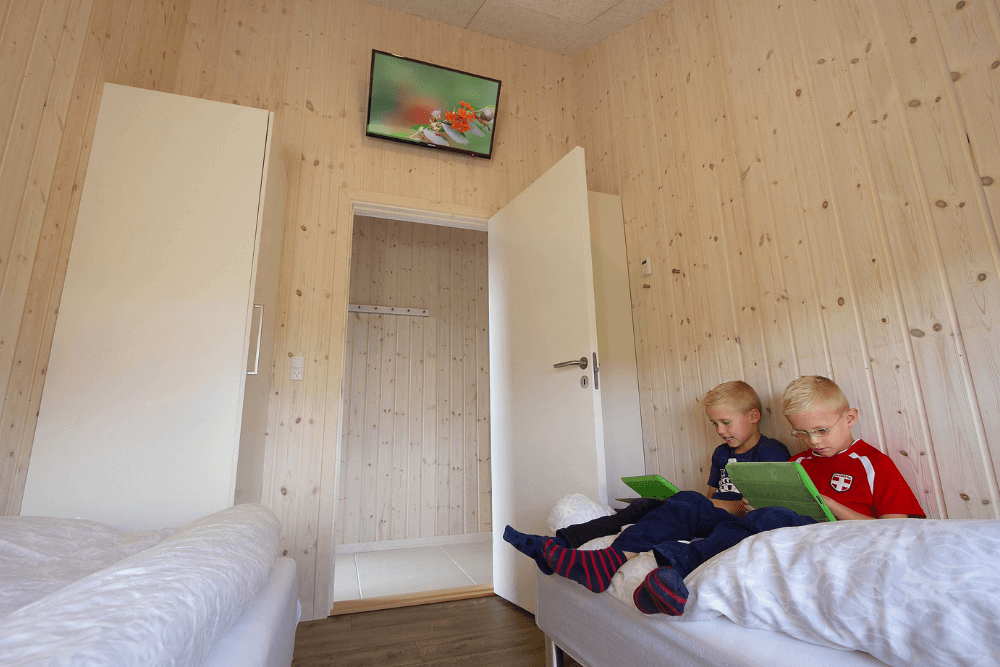 Eines der 5 Schlafzimmer im Luxusferienhaus Nr. 327