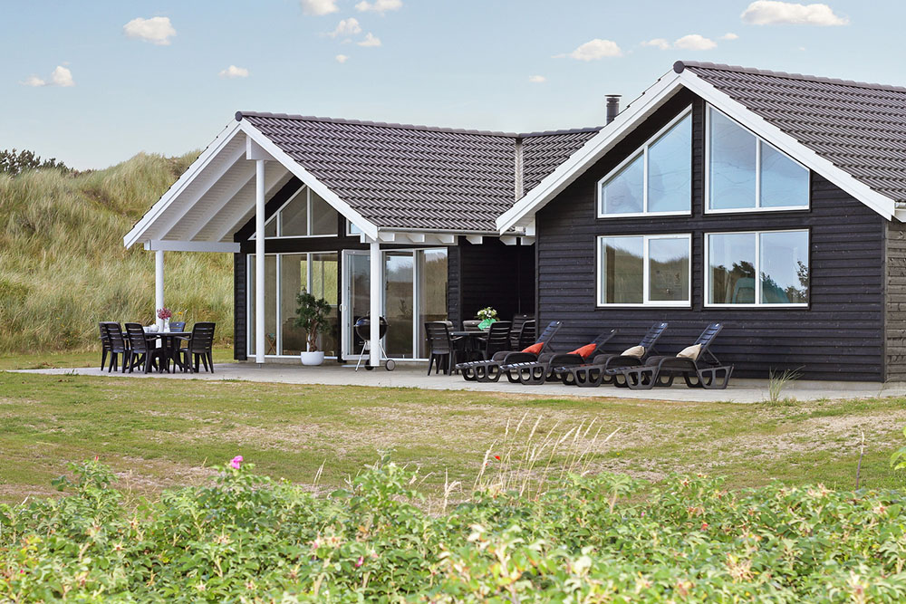 Das Luxusferienhaus Nr. 328 hat eine tolle Terrasse, die mit hochwertigen Gartenmöbeln für 18 Personen ausgestattet ist.