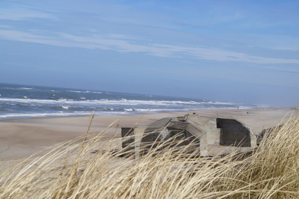 Der herrliche Strand in der Nähe von Luxusferienhaus Nr. 332 bei Westjütland.
