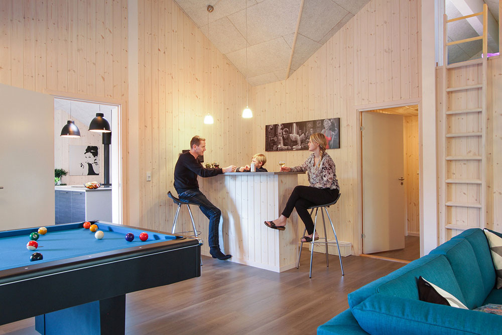 Das Ferienhaus 335 ist mit eigener Bar ausgestattet