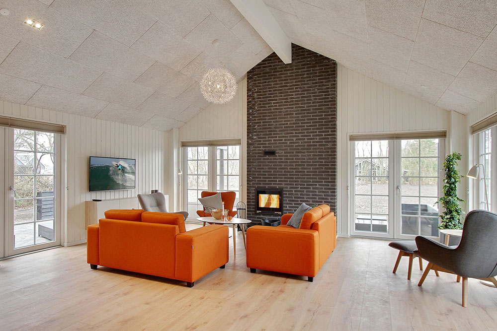 Das Luxusferienhaus Nr. 342 hat einen wunderschönen Aufenthaltsraum.