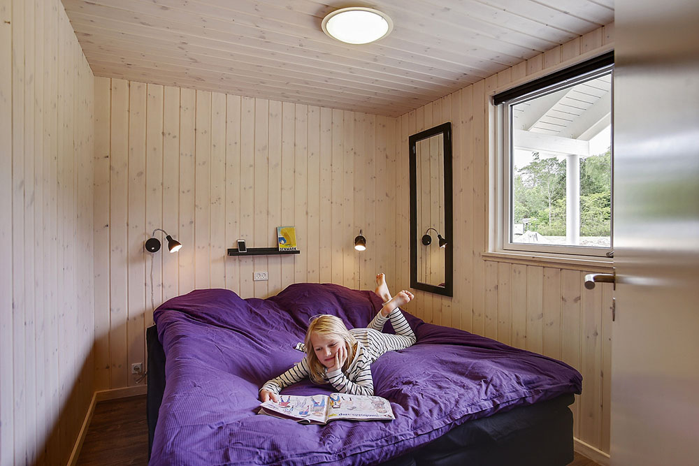Eines der 8 Schlafzimmer im Luxusferienhaus Nr. 346