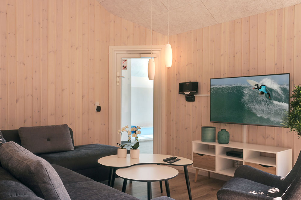 Das Luxusferienhaus Nr. 369 hat einen wunderschönen Aufenthaltsraum.