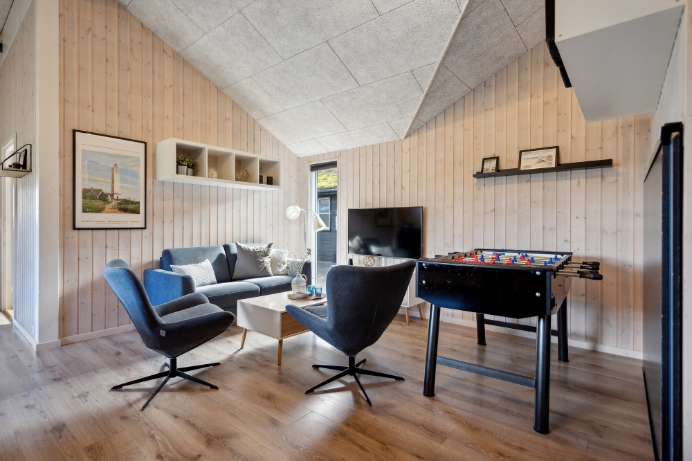 Aktivitätsraum im Luxusferienhaus Nr. 371 mit 9 Schlafzimmern und Platz für 21 Gäste.