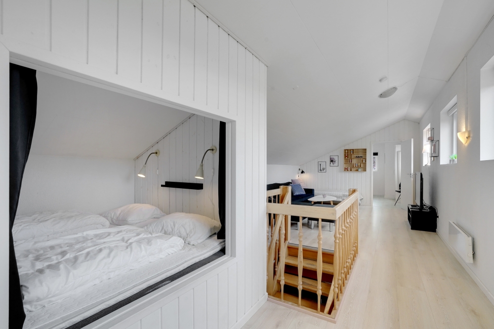 Schlafzimmer im Luxusferienhaus Nr. 373 in Limfjord
