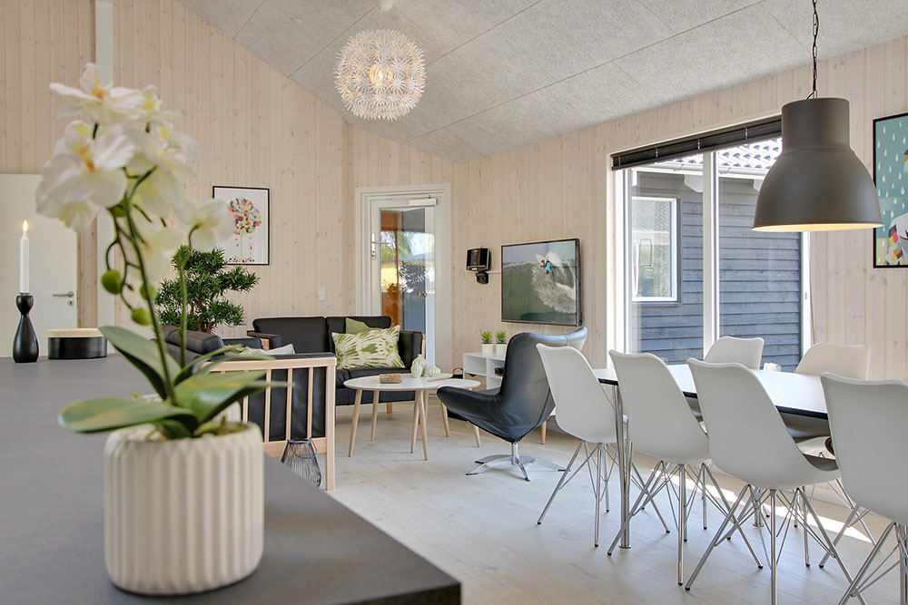 Aufenthaltsraum mit Platz für 22 im Luxusferienhaus Nr. 374.