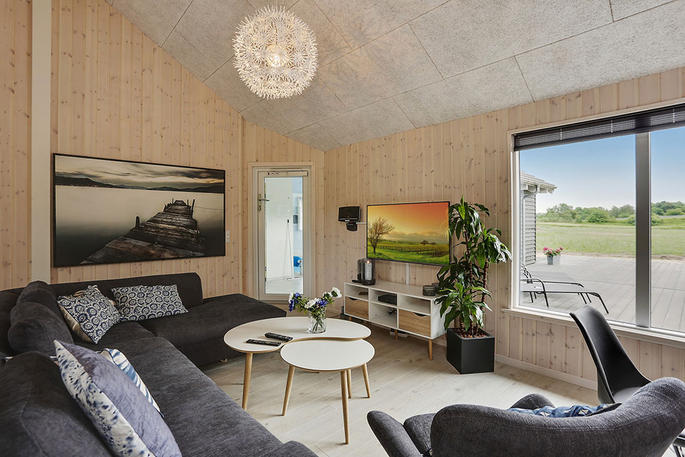 Das Luxusferienhaus Nr. 376 hat einen wunderschönen Aufenthaltsraum.