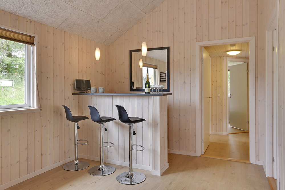 Das Ferienhaus 379 ist mit eigener Bar ausgestattet