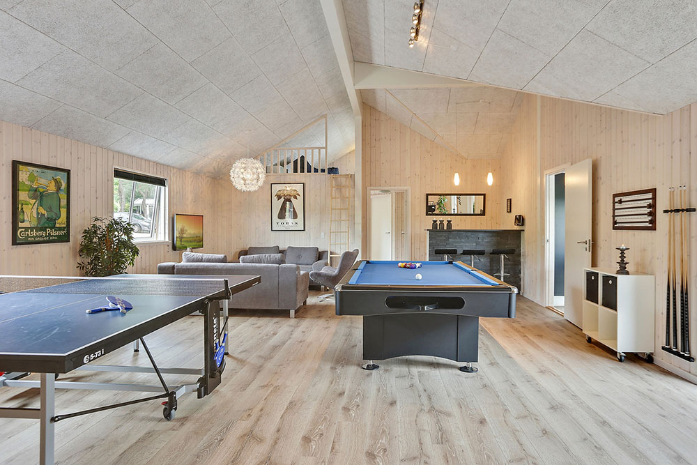 Veranstaltet ein Turnier im Aktivitätsraum, wenn ihr das Ferienhaus Nr. 375 in Nordseeland besucht.