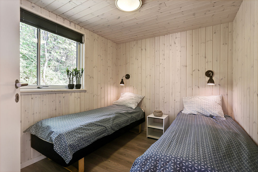 Eines der 7 Schlafzimmer im Luxusferienhaus Nr. 378