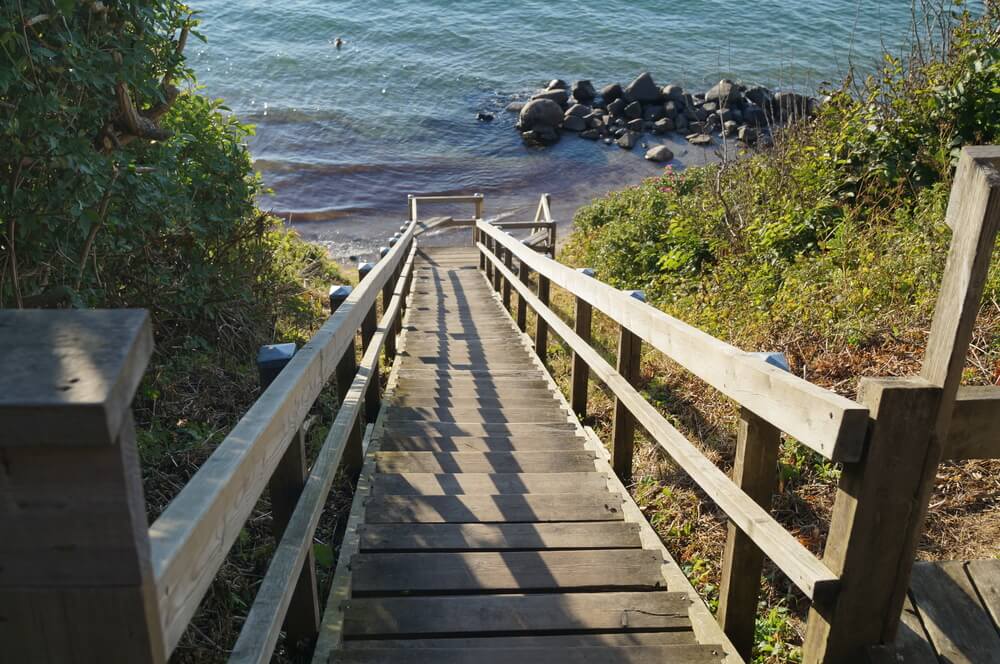 Der herrliche Strand in der Nähe von Luxusferienhaus Nr. 378 bei Nordseeland.