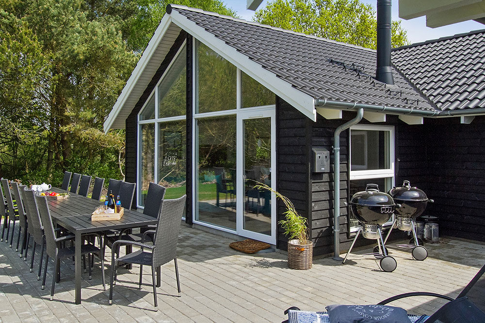 Das Luxusferienhaus Nr. 380 hat eine tolle Terrasse, die mit hochwertigen Gartenmöbeln für 14 Personen ausgestattet ist.