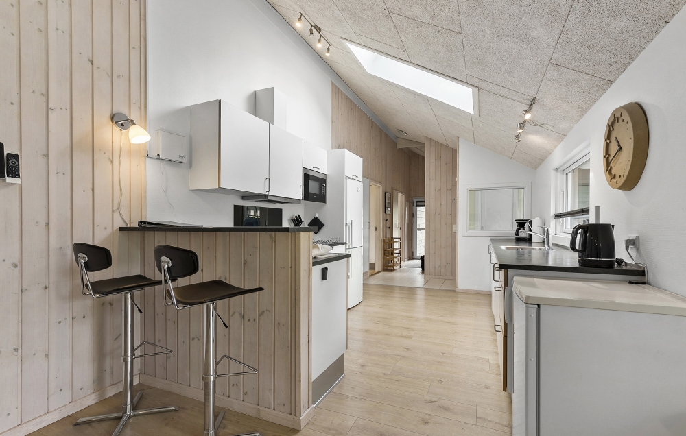 Die Küche im Luxusferienhaus Nr. 380 ist gut eingerichtet.