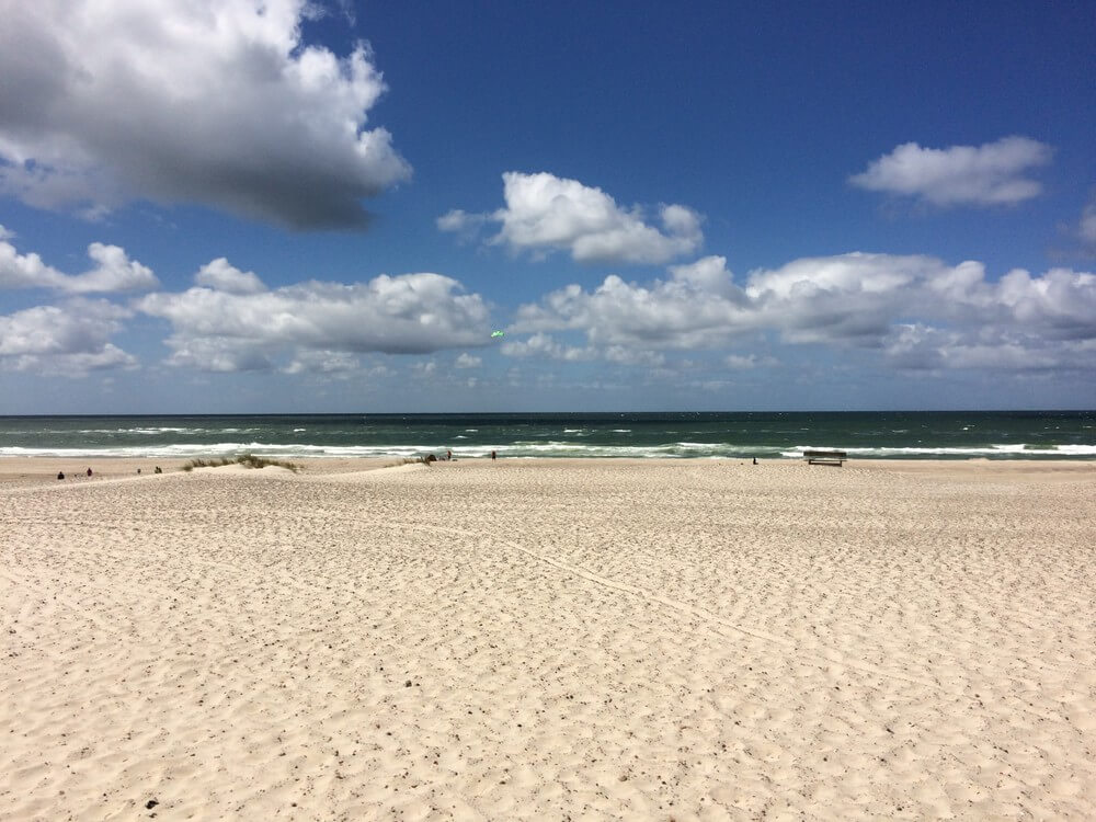 Der Strand in der Nähe von Luxusferienhaus Nr. 387.