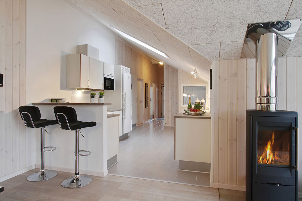 Die Küche im Luxusferienhaus Nr. 702 ist gut eingerichtet.