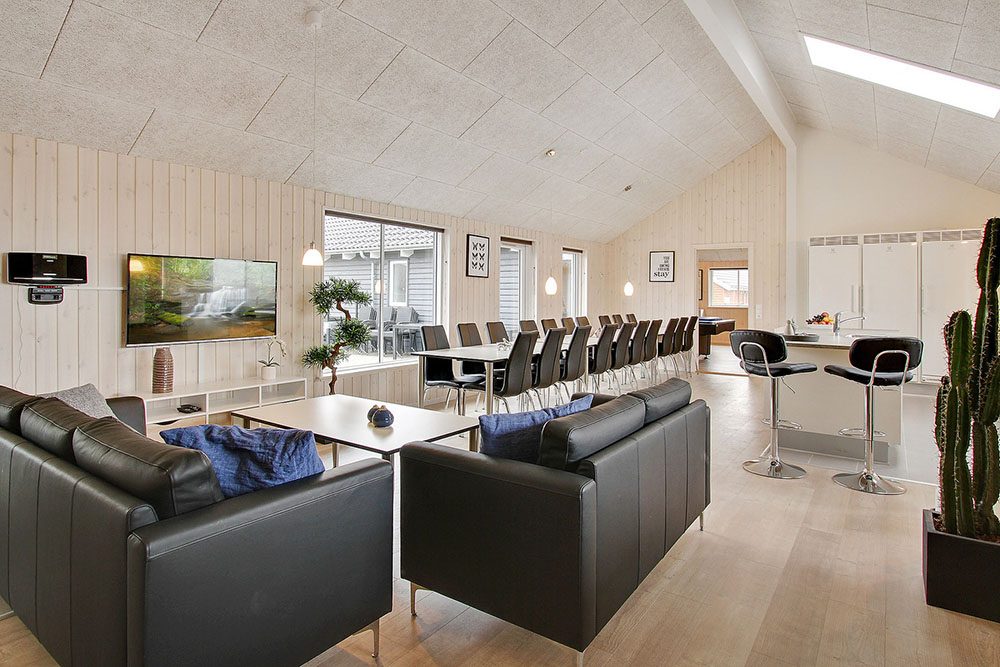 Das Luxusferienhaus Nr. 703 hat einen wunderschönen Aufenthaltsraum.