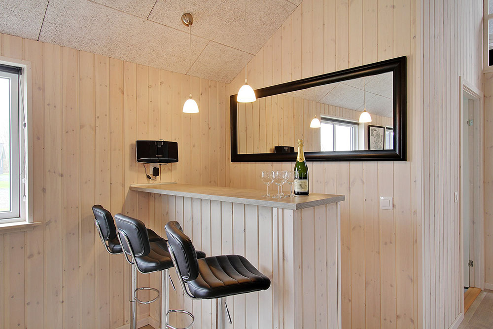 Die tollen Ferienhäuser sind unter anderem mit einer Bar ausgestattet, wie in diesem Luxusferienhaus 703 in Deutschland