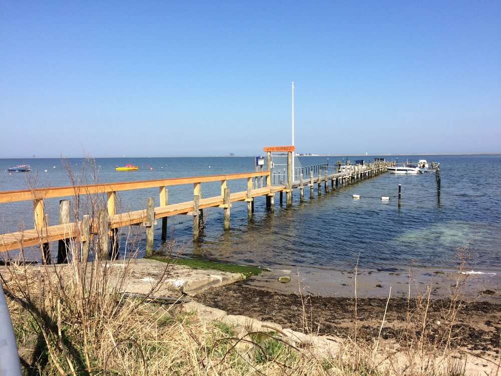 Der Strand in der Nähe von Luxusferienhaus Nr. 703.