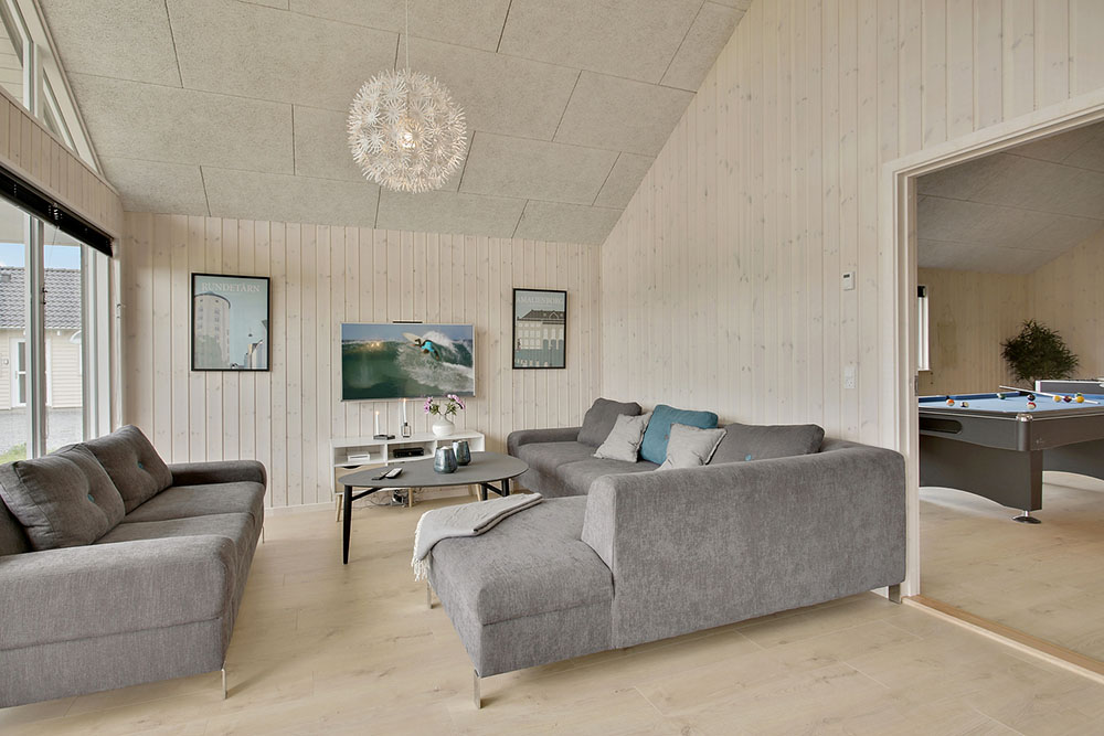 Das Luxusferienhaus Nr. 388 hat einen wunderschönen Aufenthaltsraum.