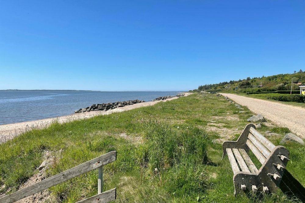 Der Strand in der Nähe von Luxusferienhaus Nr. 404.