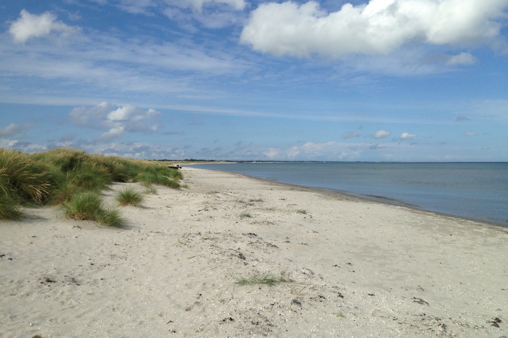 Der herrliche Strand in der Nähe von Luxusferienhaus Nr. 408 bei Nordjütland.