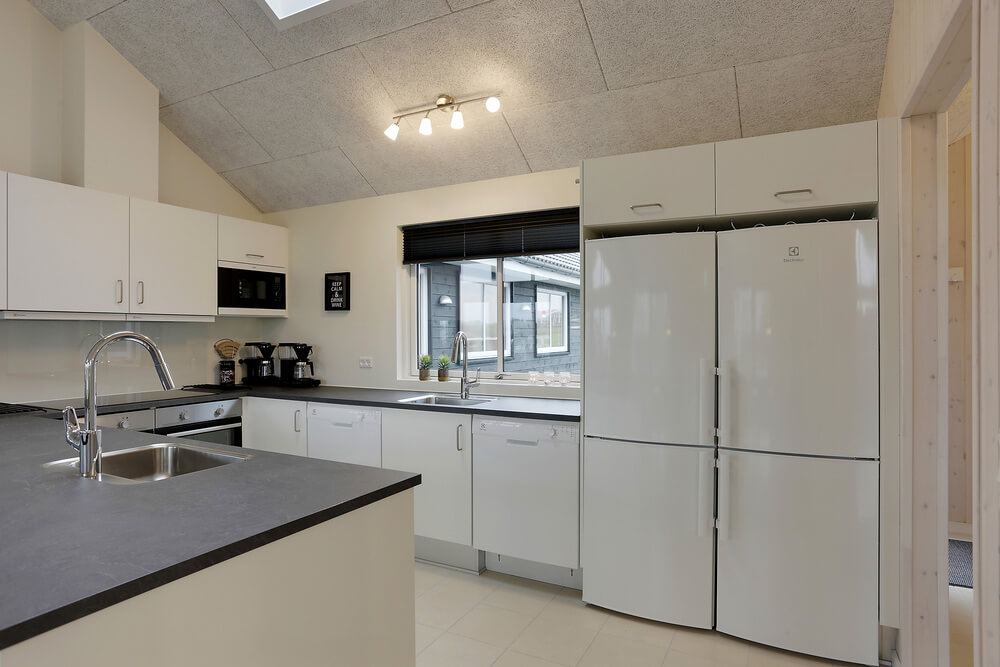 Die Küche im Luxusferienhaus Nr. 392 ist gut eingerichtet.