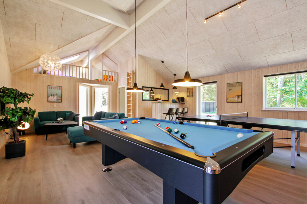 Veranstaltet ein Turnier im Aktivitätsraum, wenn ihr das Ferienhaus Nr. 410 in Nordseeland besucht.