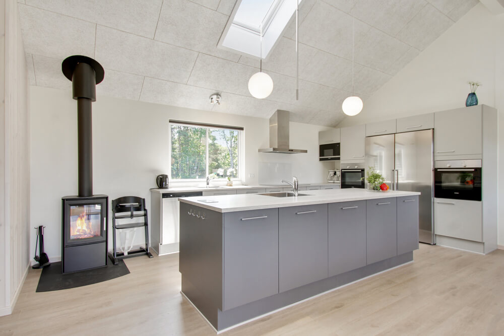 Die Küche in dem Luxusferienhaus Nr. 410 ist so gut ausgestattet, dass man problemlos Mahlzeiten für 20 Personen zubereiten kann.