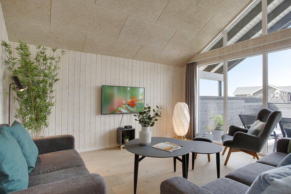 Das Luxusferienhaus Nr. 418 hat einen wunderschönen Aufenthaltsraum.