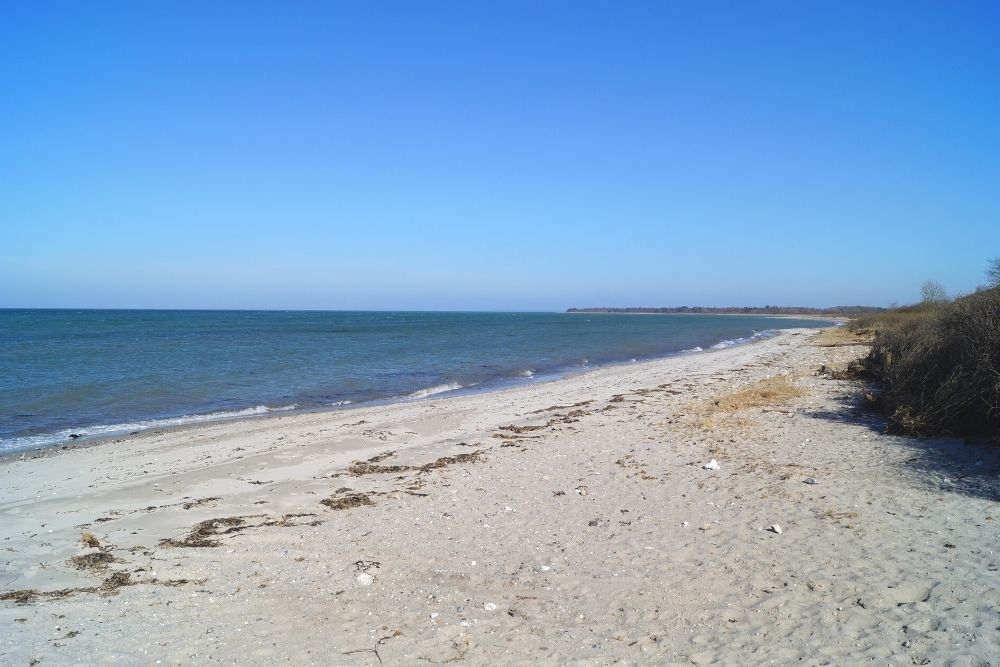 Der Strand in der Nähe von Luxusferienhaus Nr. 418.