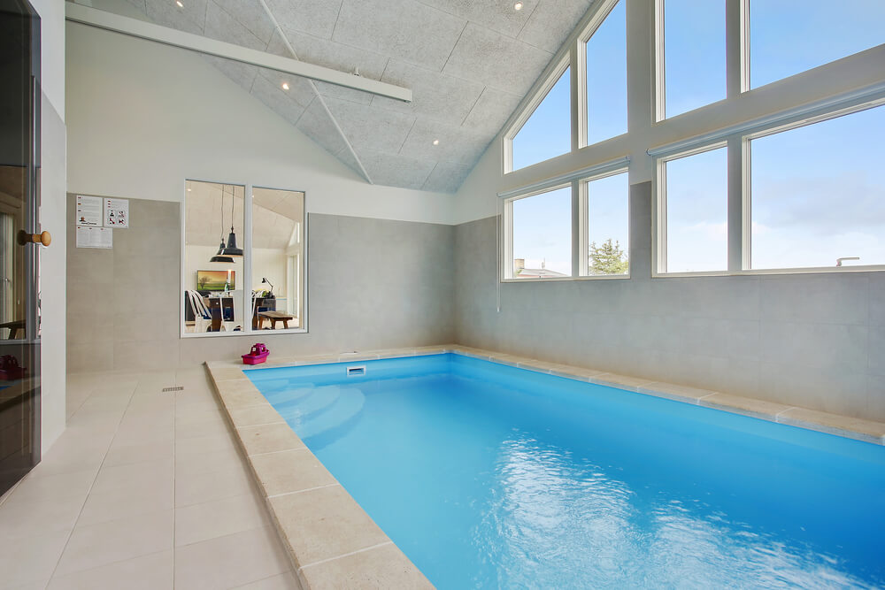 Der schicke Pool im Luxusferienhaus Nr. 411 für 14 Personen
