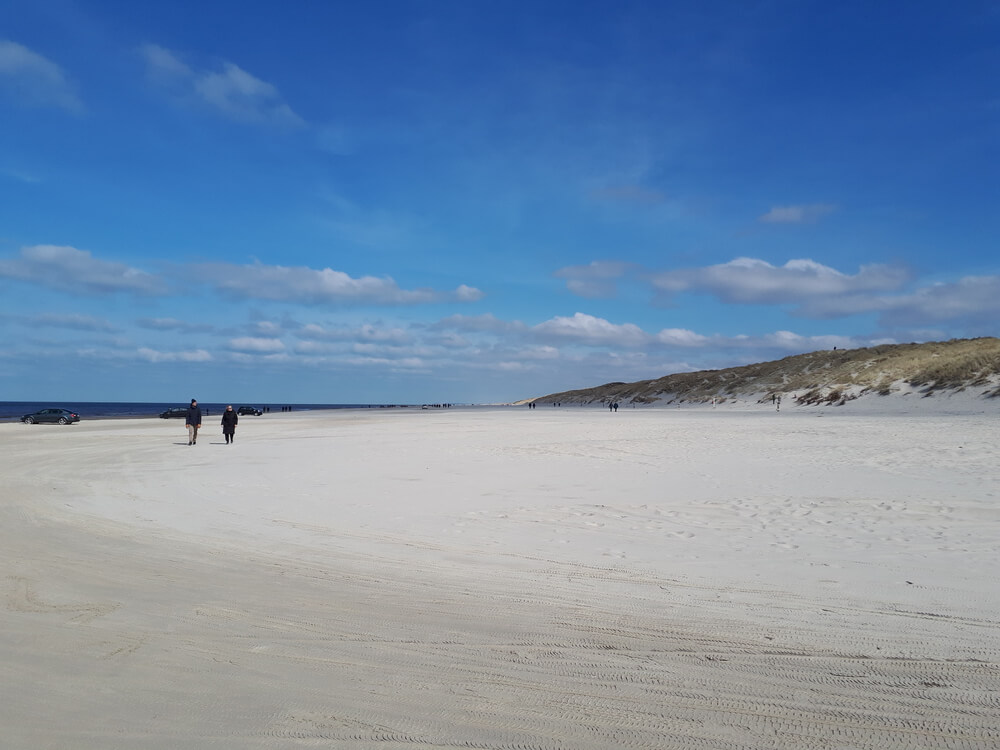 Der Strand in der Nähe von Luxusferienhaus Nr. 411.