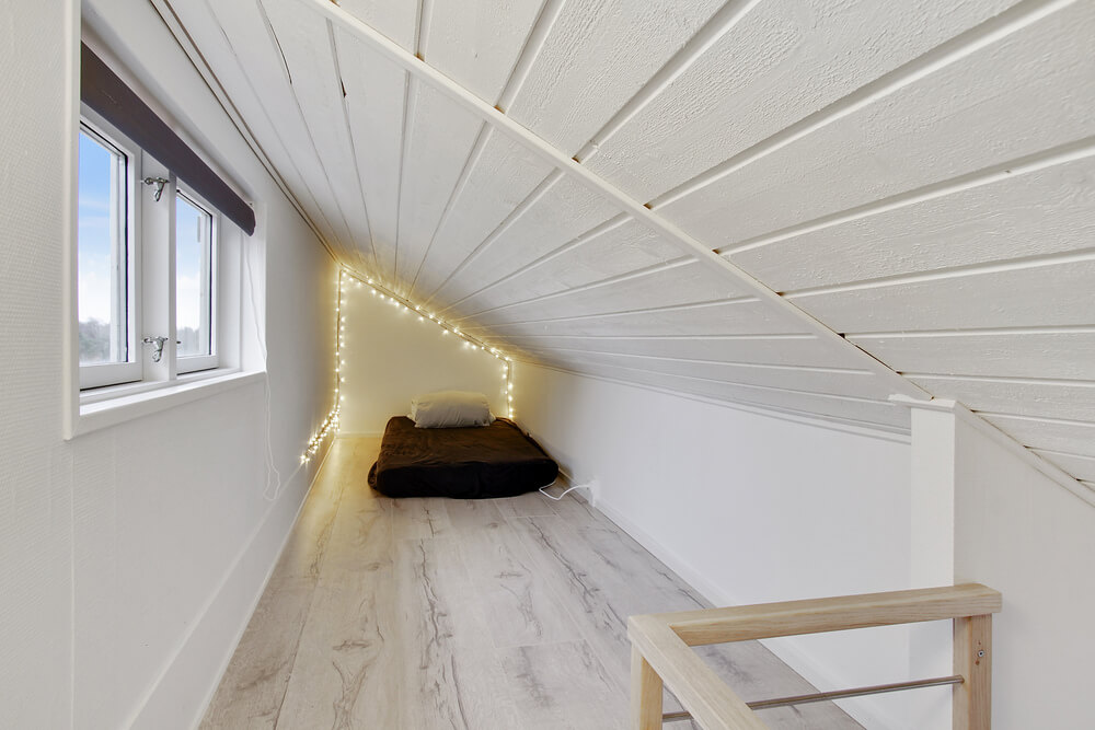 Der große ausgebaute Dachboden im Luxusferienhaus Nr. 423 für 28 Personen