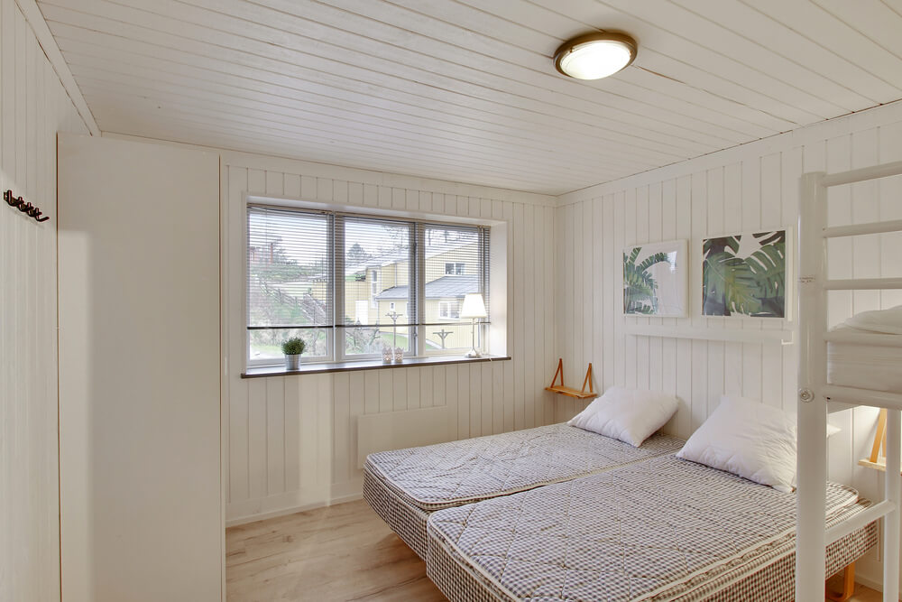 Schlafzimmer im Luxusferienhaus Nr. 423 in Ostjütland