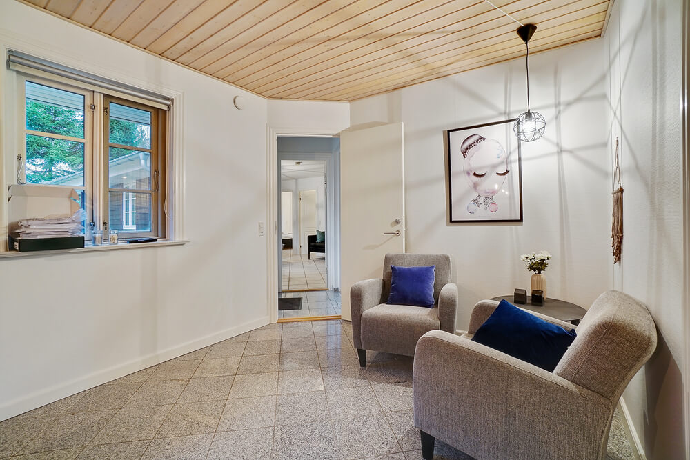 Aufenthaltsraum mit Platz für 22 im Luxusferienhaus Nr. 414.