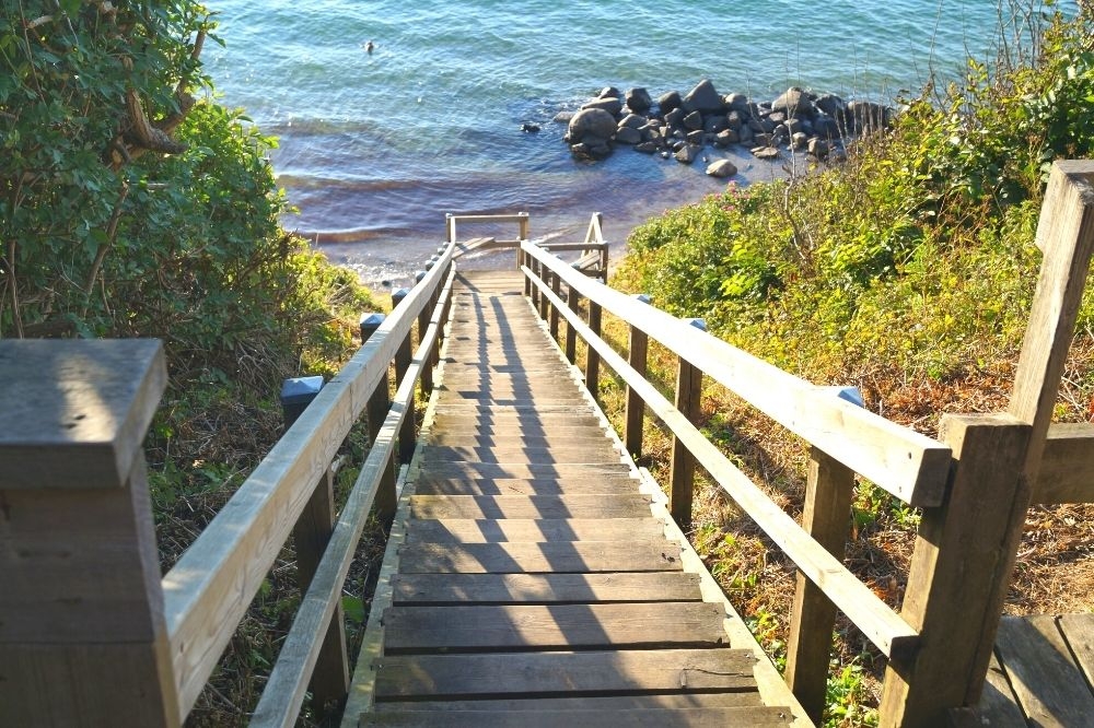Der herrliche Strand in der Nähe von Luxusferienhaus Nr. 425 bei Nordseeland.