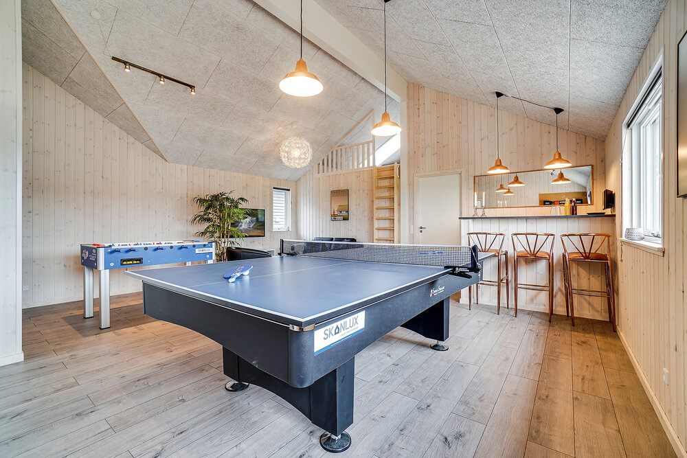 Veranstaltet ein Turnier im Aktivitätsraum, wenn ihr das Ferienhaus Nr. 426 in Nordseeland besucht.