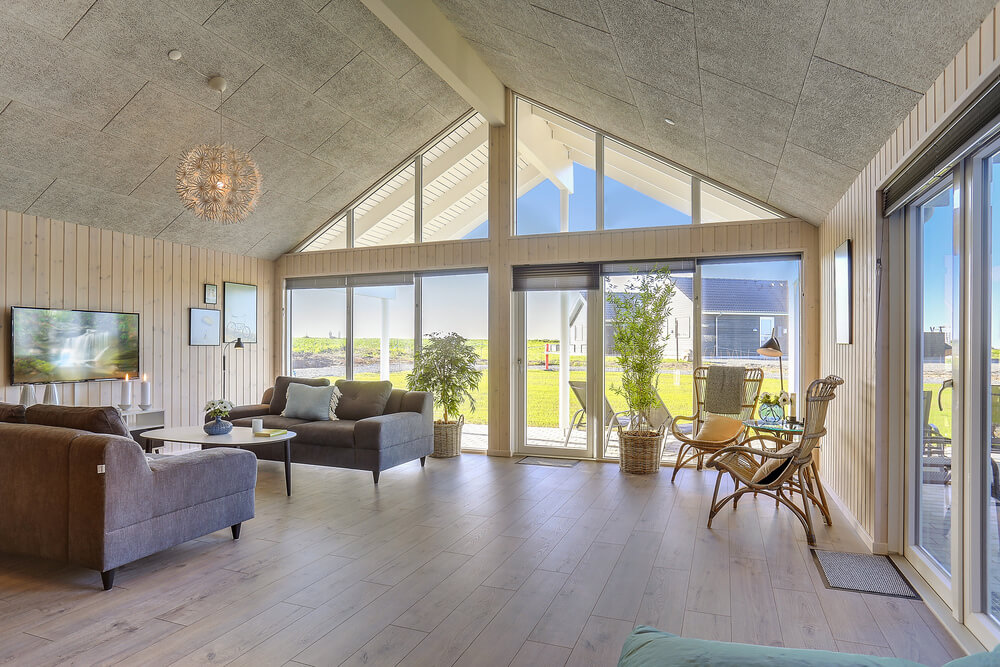 Aktivitätsraum im Luxusferienhaus Nr. 428 mit 12 Schlafzimmern und Platz für 30 Gäste.