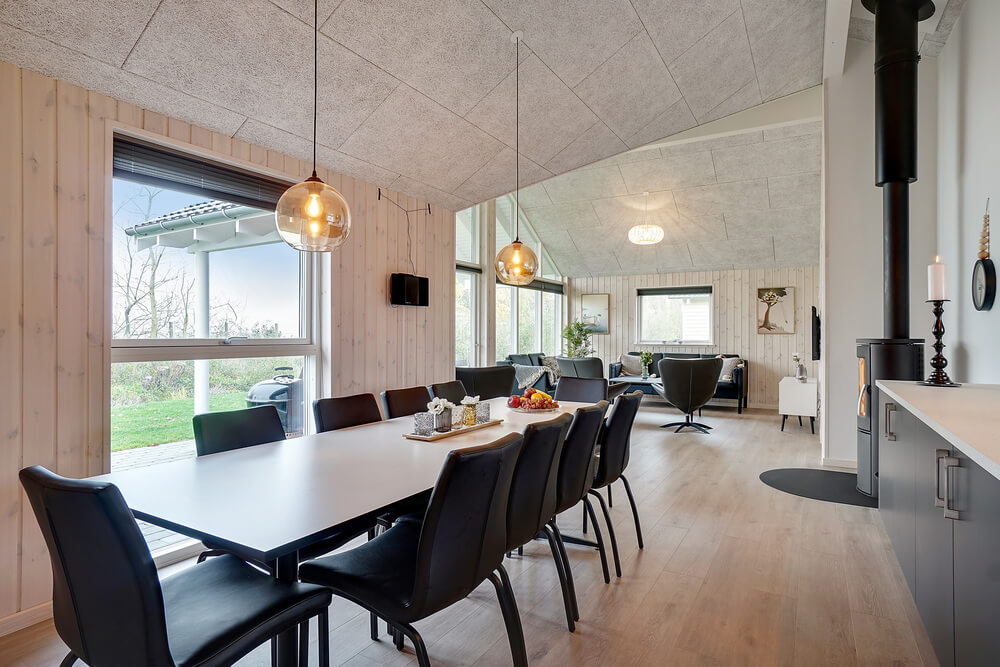 Aufenthaltsraum mit Platz für 10 im Luxusferienhaus Nr. 724.