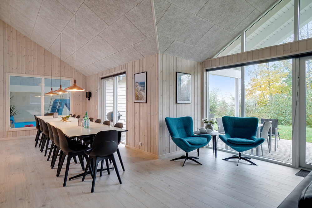 Das Luxusferienhaus Nr. 721 hat einen wunderschönen Aufenthaltsraum.