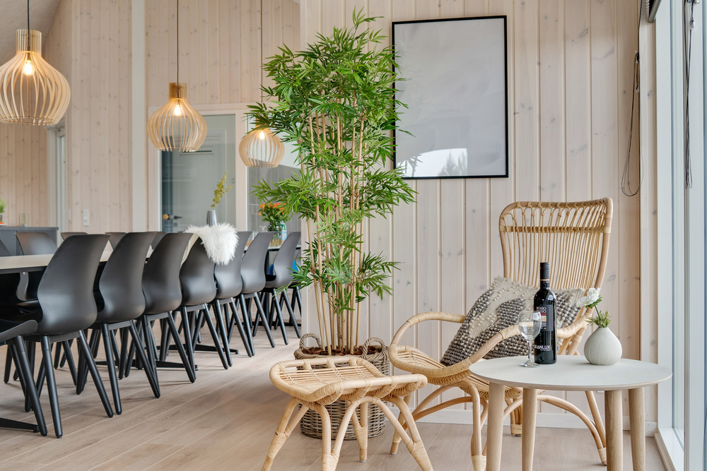 Aufenthaltsraum mit Platz für 20 im Luxusferienhaus Nr. 456.