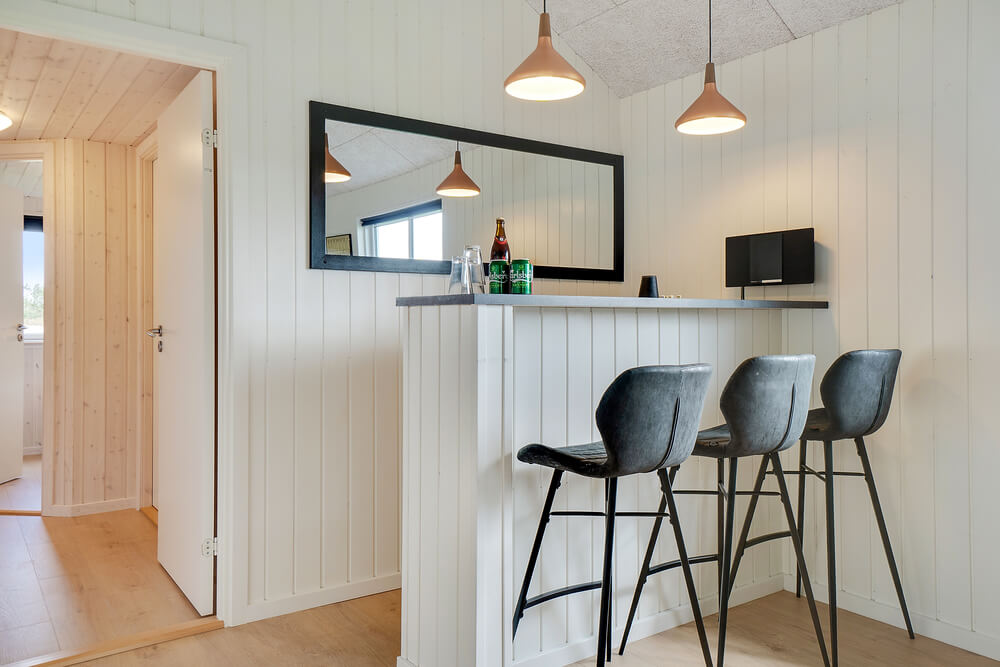Das Ferienhaus 458 ist mit eigener Bar ausgestattet