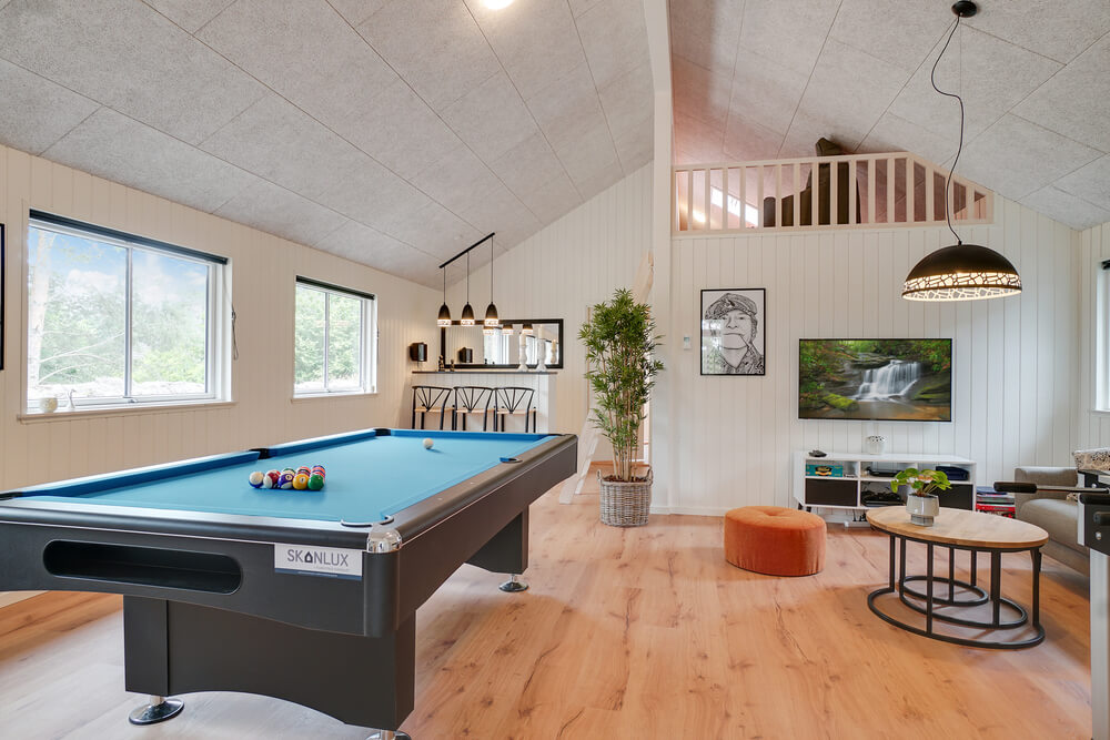 Veranstaltet ein Turnier im Aktivitätsraum, wenn ihr das Ferienhaus Nr. 449 in Bornholm besucht.